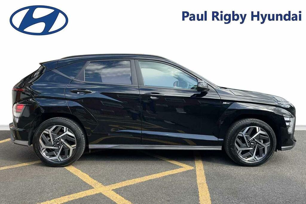 Hyundai Kona 1.6 Gdi Hybrid N Line Dct NU74RVO Black #4