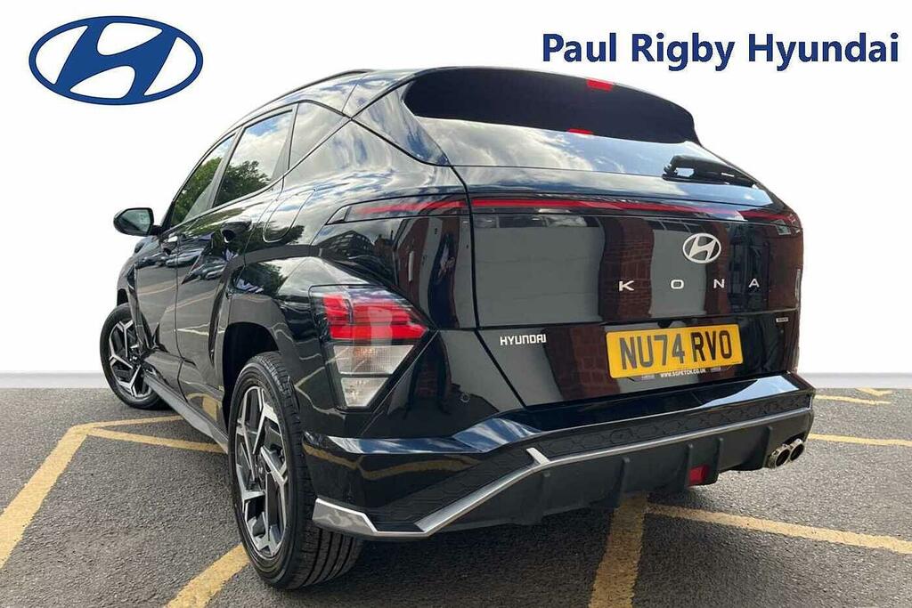 Hyundai Kona 1.6 Gdi Hybrid N Line Dct NU74RVO Black #3