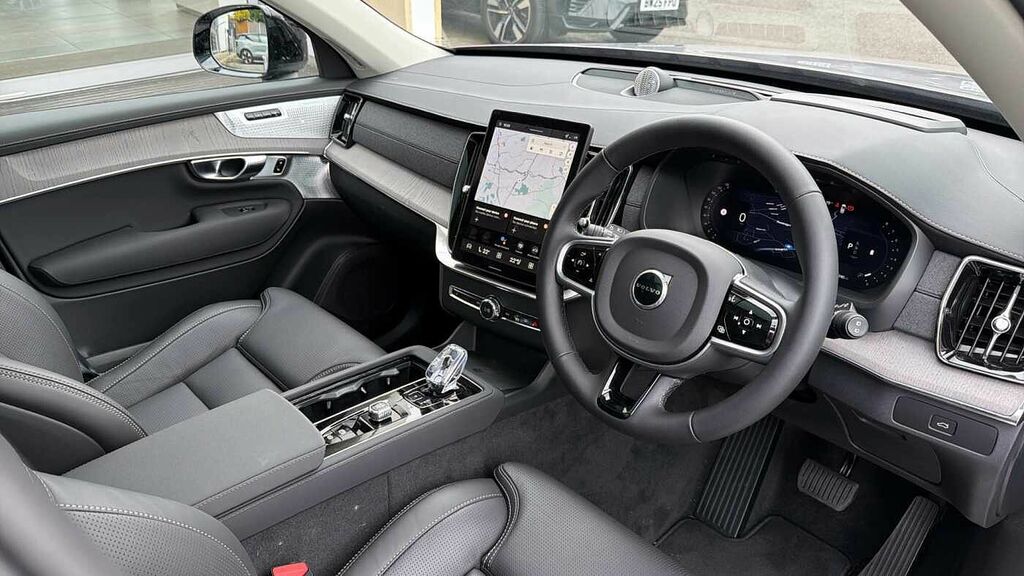 Volvo XC90 B5 247Bhp Ultra Dark Awd Mild Hybrid - Front Ma BD26WXM Silver #4