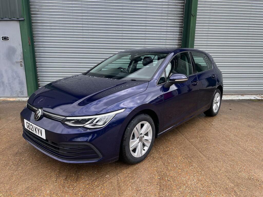 Volkswagen Golf Hatchback 1.5 Tsi Life Euro 6 Ss 202121 GD21KYV Blue #3