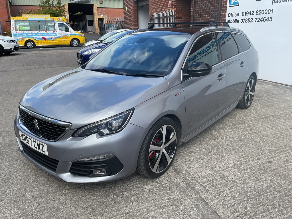 Peugeot 308 SW Estate 1.6 Blue Hdi S S Sw Gt Line KR67CWZ Grey #2