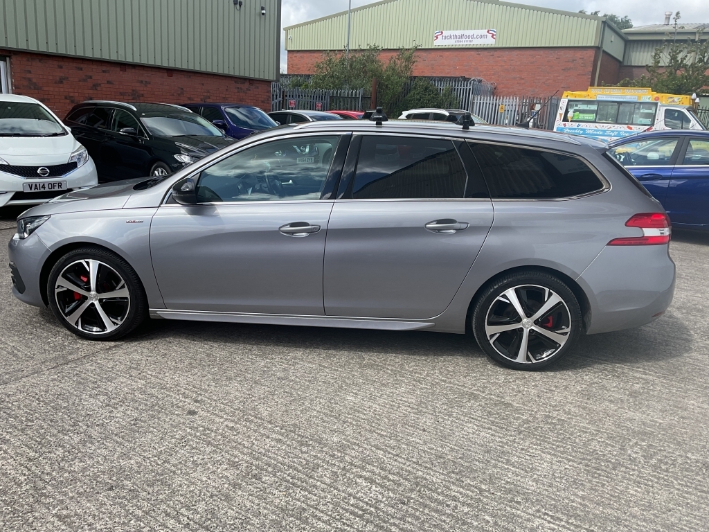 Peugeot 308 SW Estate 1.6 Blue Hdi S S Sw Gt Line KR67CWZ Grey #3