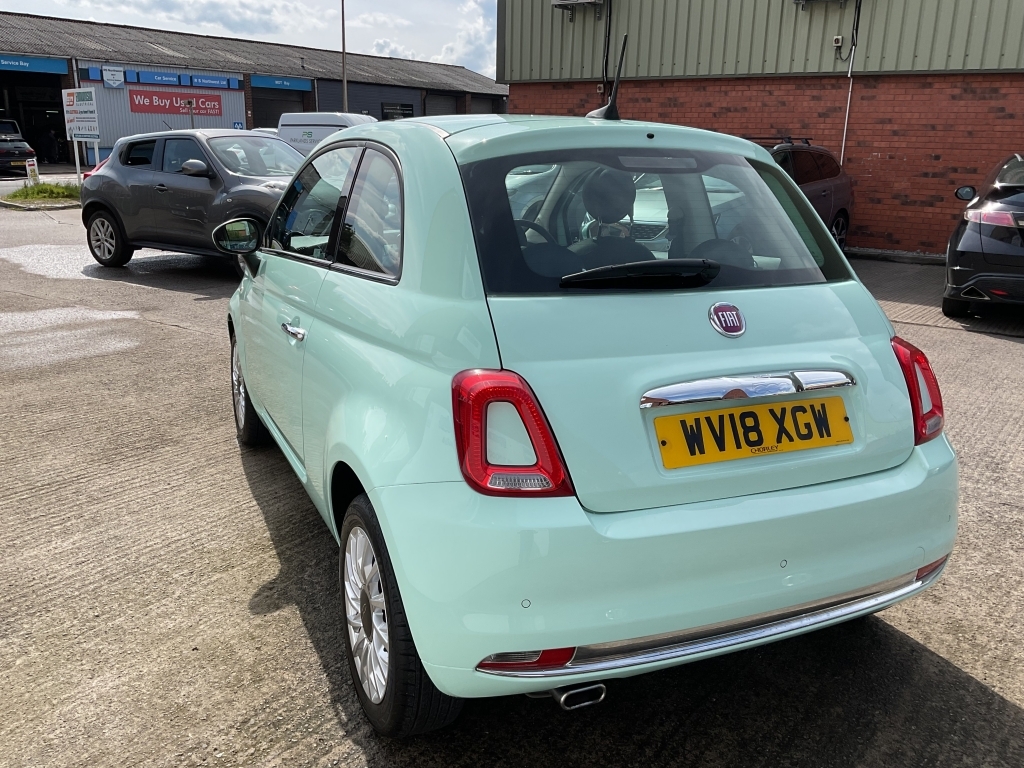 Fiat 500 Hatchback 1.2 Lounge WV18XGW Green #5