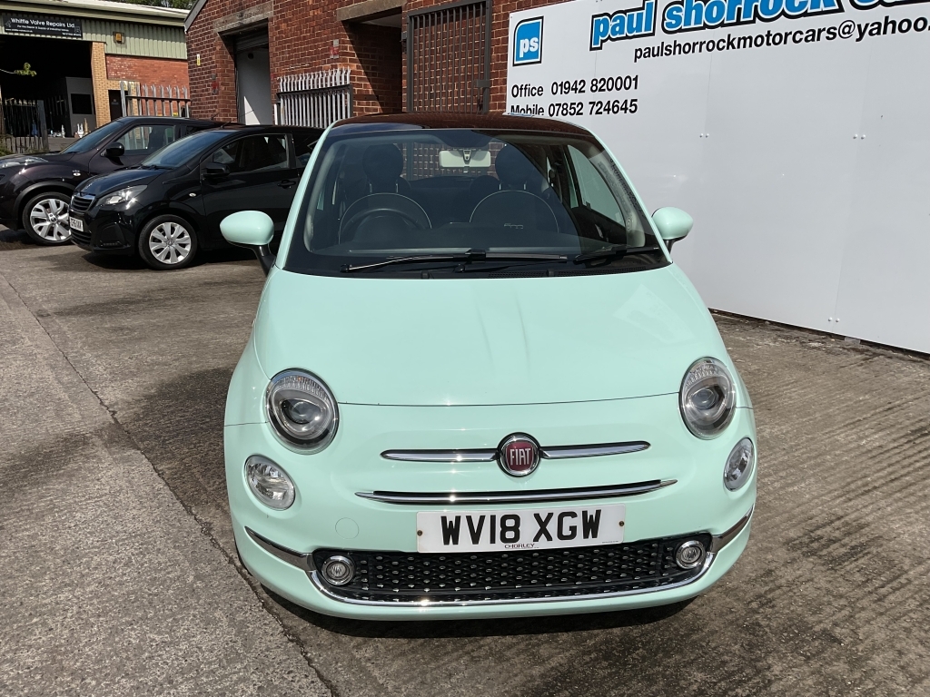 Fiat 500 Hatchback 1.2 Lounge WV18XGW Green #2
