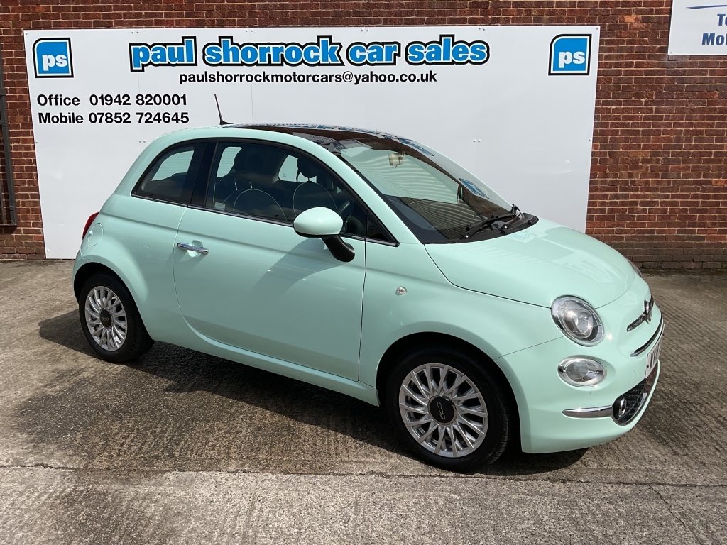 Fiat 500 Hatchback 1.2 Lounge Green