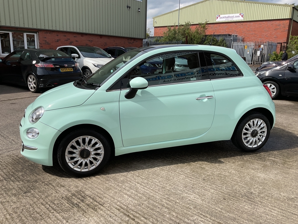 Fiat 500 Hatchback 1.2 Lounge WV18XGW Green #4