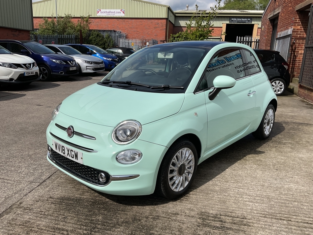 Fiat 500 Hatchback 1.2 Lounge WV18XGW Green #3