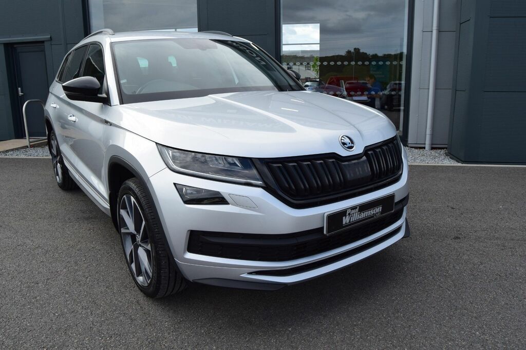 Skoda Kodiaq 2.0 Tdi Sportline Suv Dsg 4Wd Euro 6 S SV69OSP Silver #4