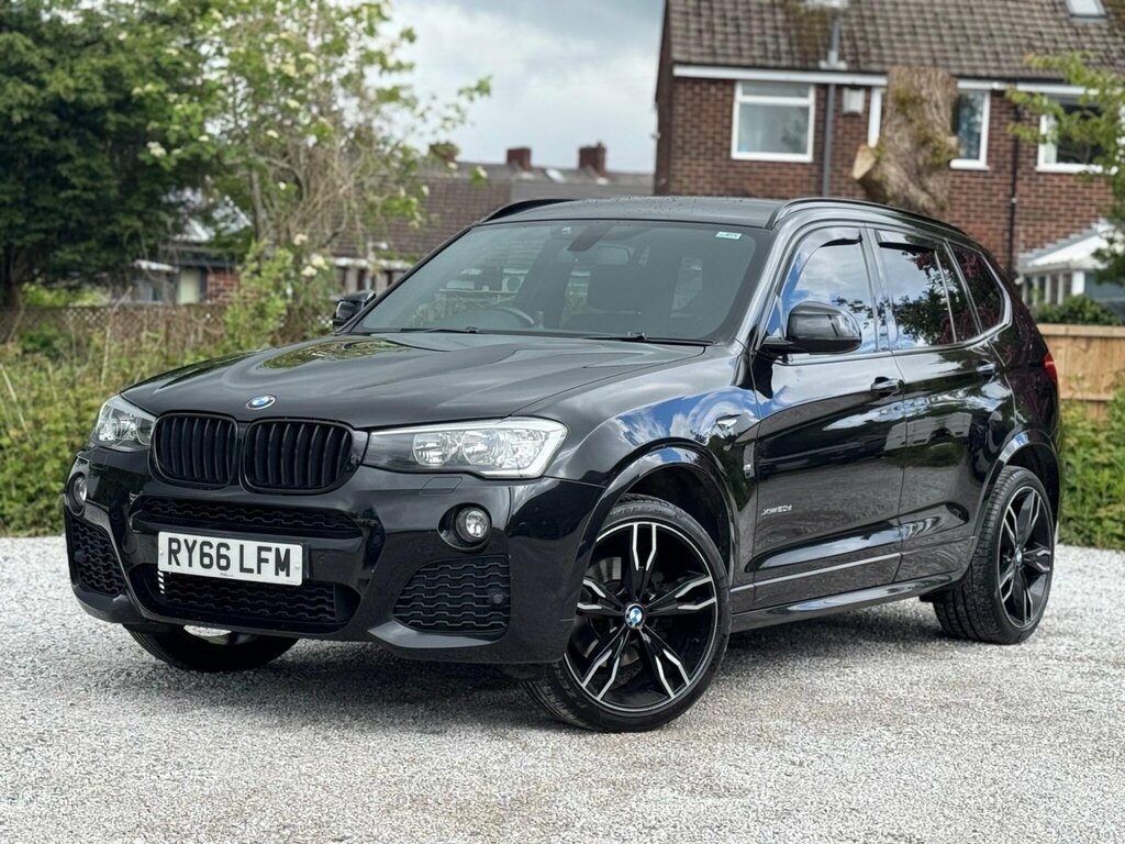 BMW X3 2.0 20D M Sport Xdrive Euro 6 Ss RY66LFM Black #3