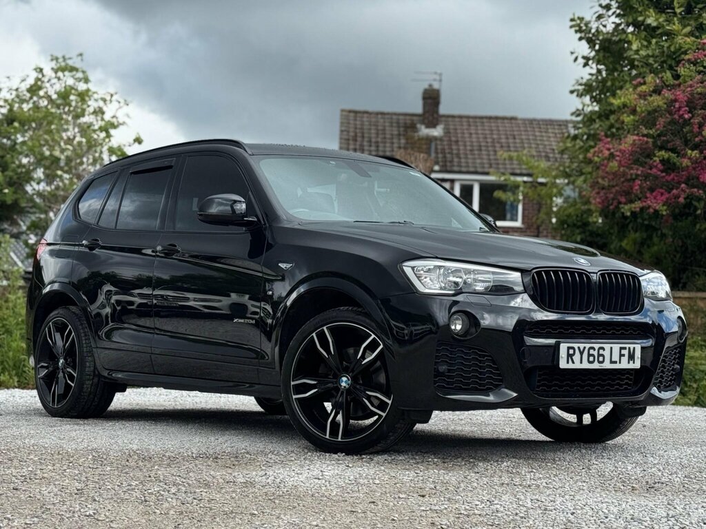 BMW X3 2.0 20D M Sport Xdrive Euro 6 Ss RY66LFM Black #2