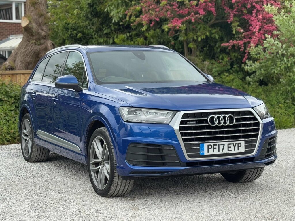 Audi Q7 3.0 Tdi V6 S Line Tiptronic Quattro Euro 6 Ss 5 PF17EYP Blue #3