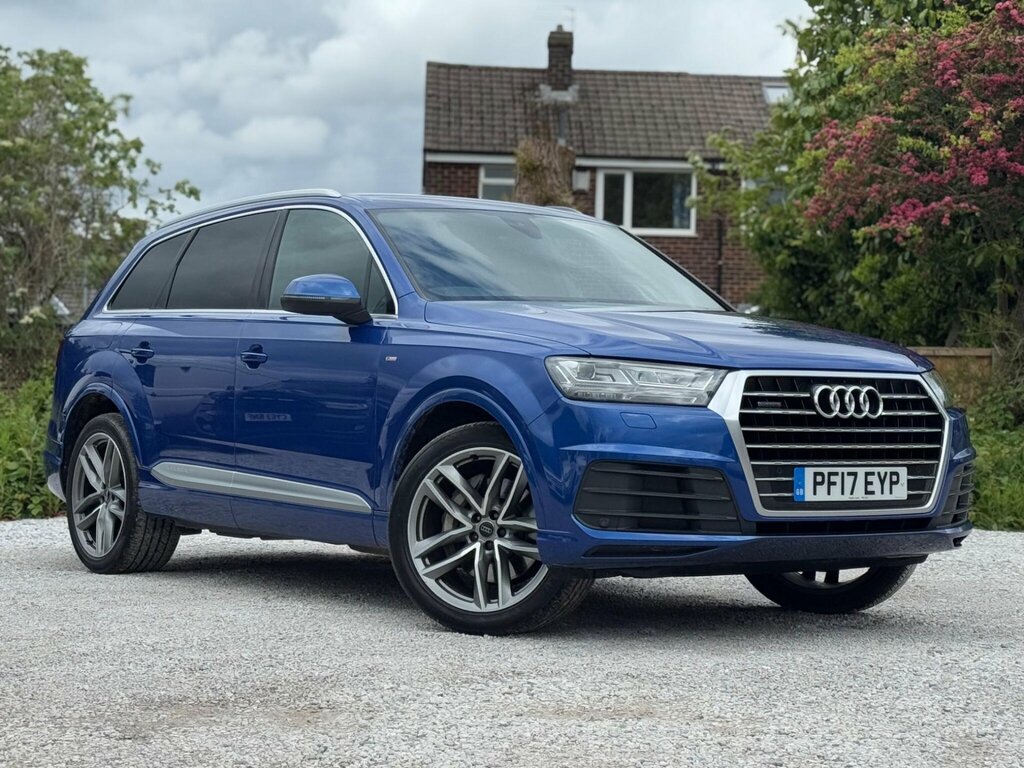 Audi Q7 3.0 Tdi V6 S Line Tiptronic Quattro Euro 6 Ss 5 PF17EYP Blue #2