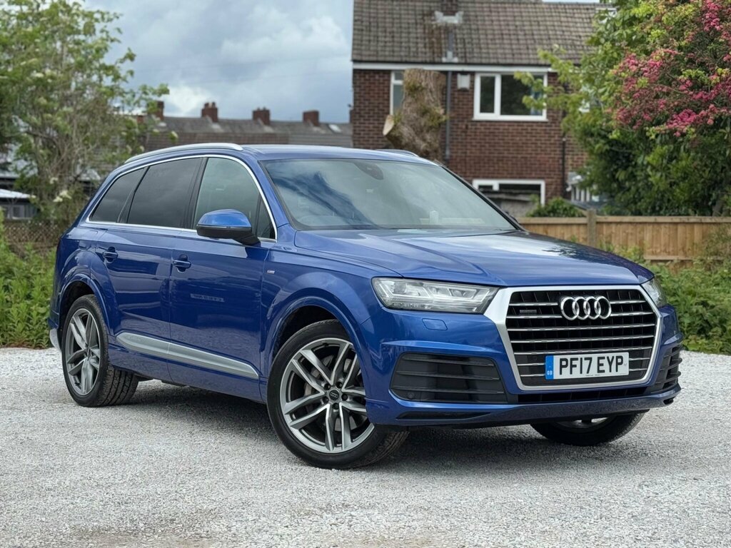 Audi Q7 3.0 Tdi V6 S Line Tiptronic Quattro Euro 6 Ss 5 PF17EYP Blue #2
