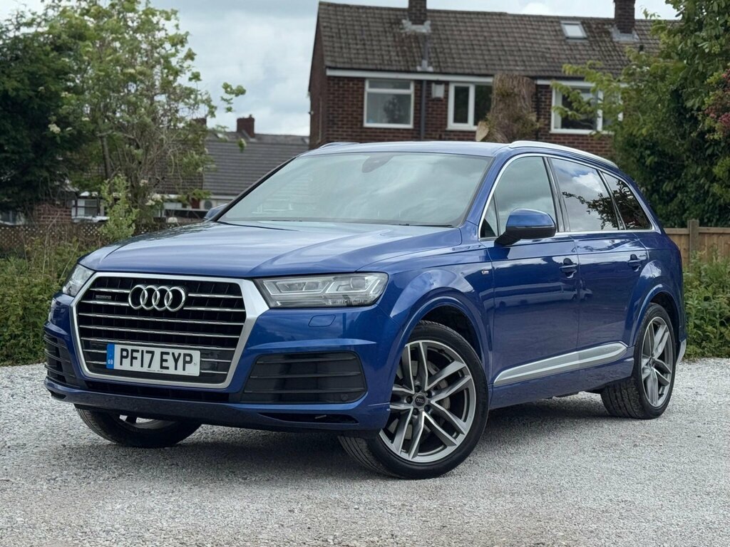 Audi Q7 3.0 Tdi V6 S Line Tiptronic Quattro Euro 6 Ss 5 PF17EYP Blue #3