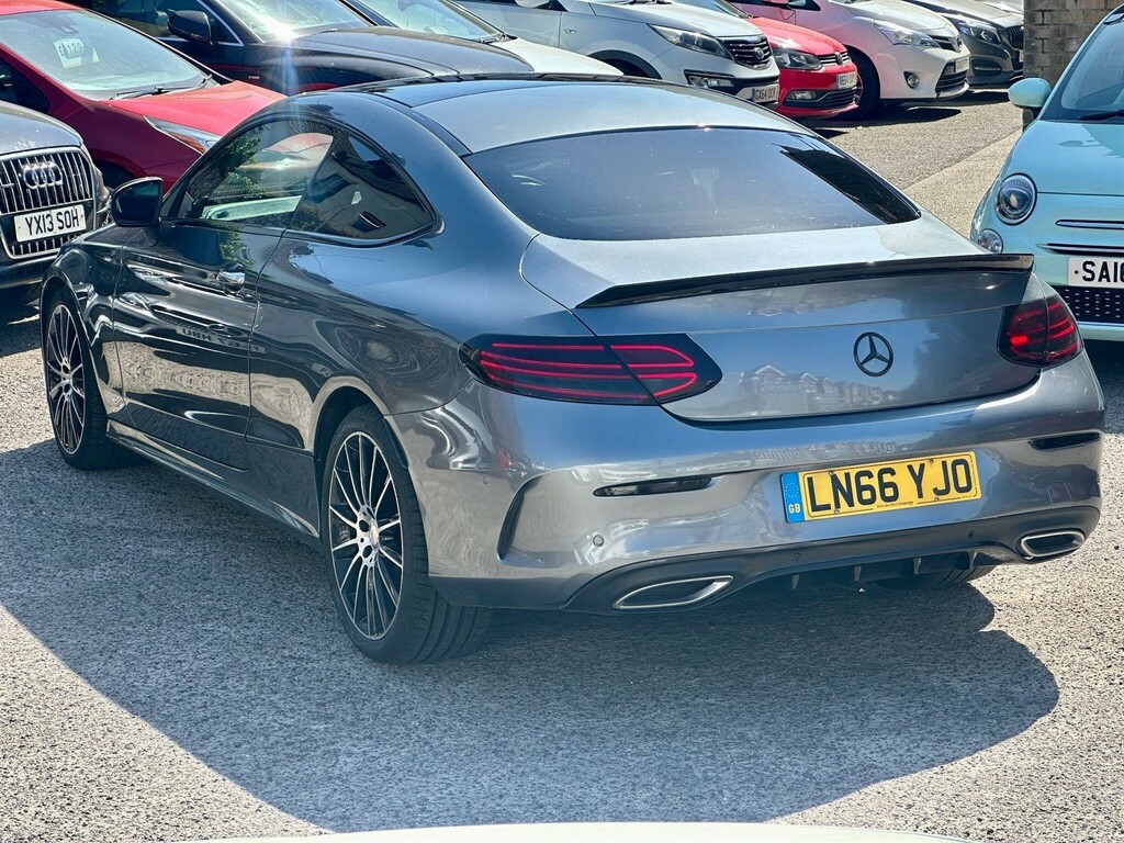 Mercedes-Benz C Class Coupe LN66YJO Grey #4