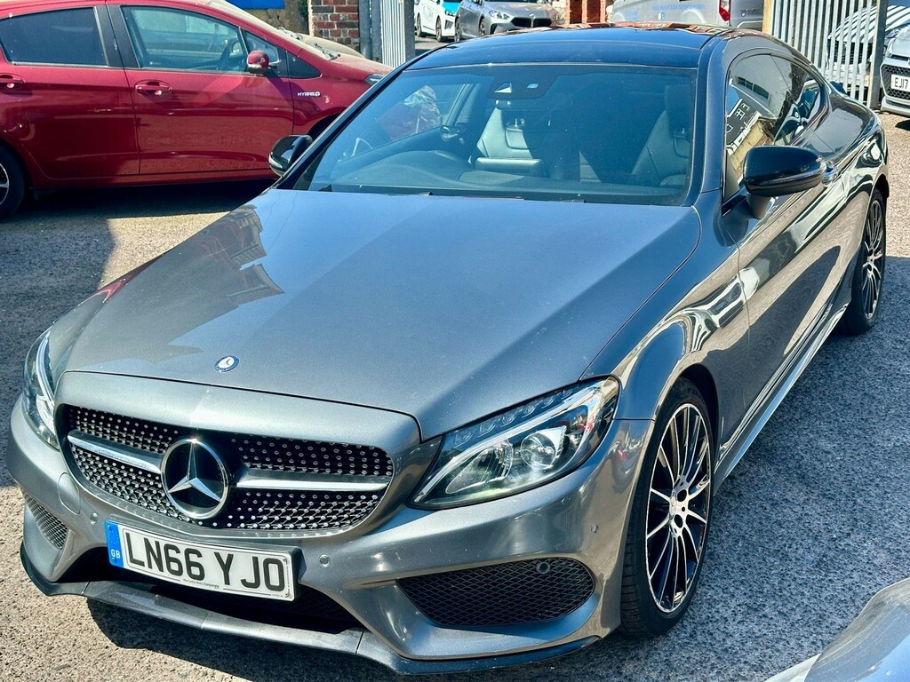Mercedes-Benz C Class Coupe LN66YJO Grey #3