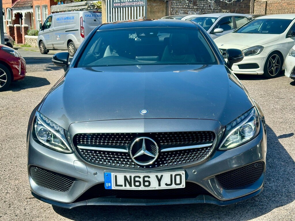 Mercedes-Benz C Class Coupe LN66YJO Grey #2