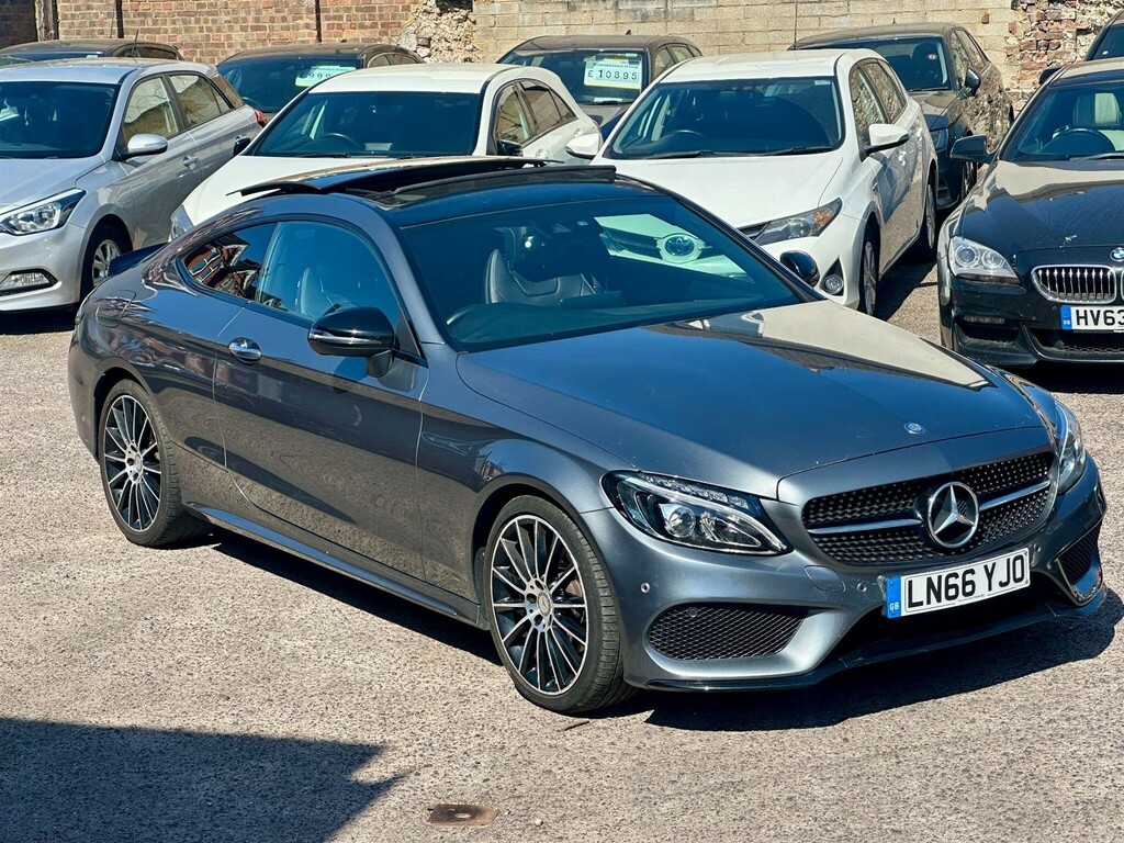 Mercedes-Benz C Class Coupe LN66YJO Grey #6