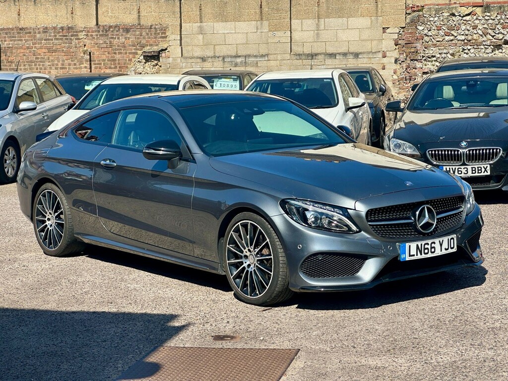 Mercedes-Benz C Class Coupe LN66YJO Grey #5