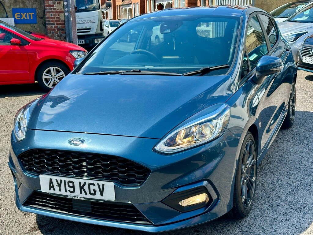 Ford Fiesta Fiesta St-line T AY19KGV Blue #3