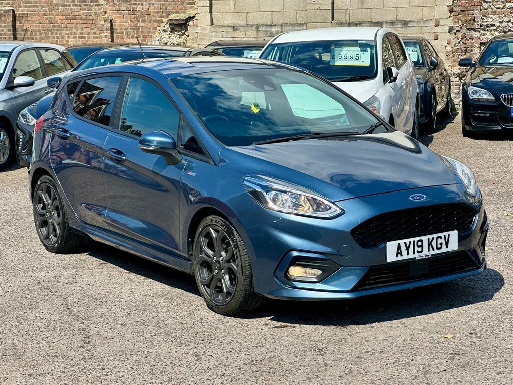 Ford Fiesta Fiesta St-line T AY19KGV Blue #5