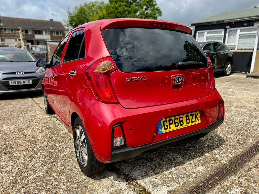 Kia Picanto Hatchback GP66BZK Red #4