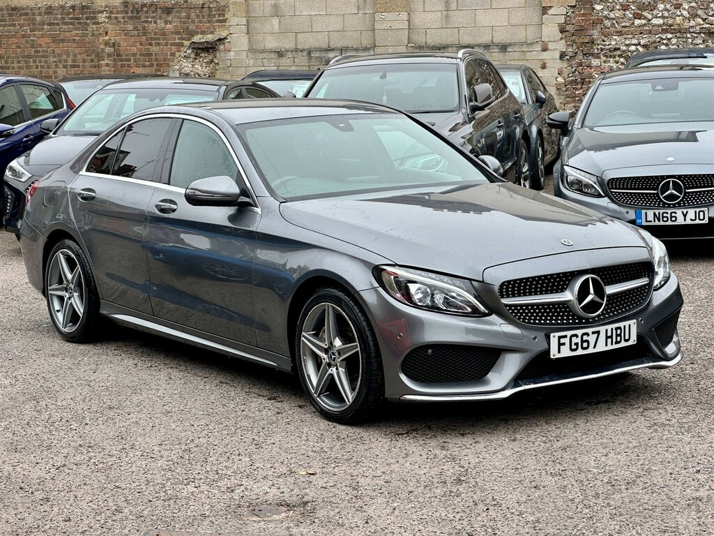 Mercedes-Benz C Class Saloon FG67HBU Grey #5