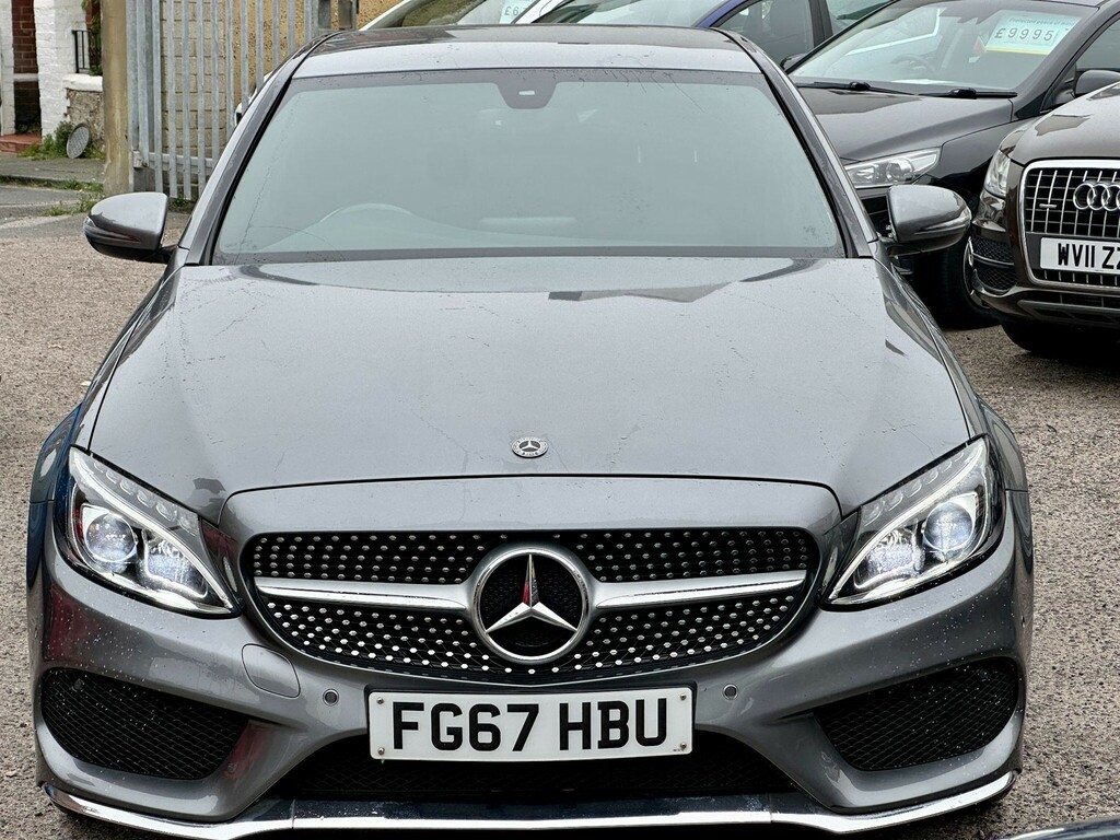 Mercedes-Benz C Class Saloon FG67HBU Grey #2