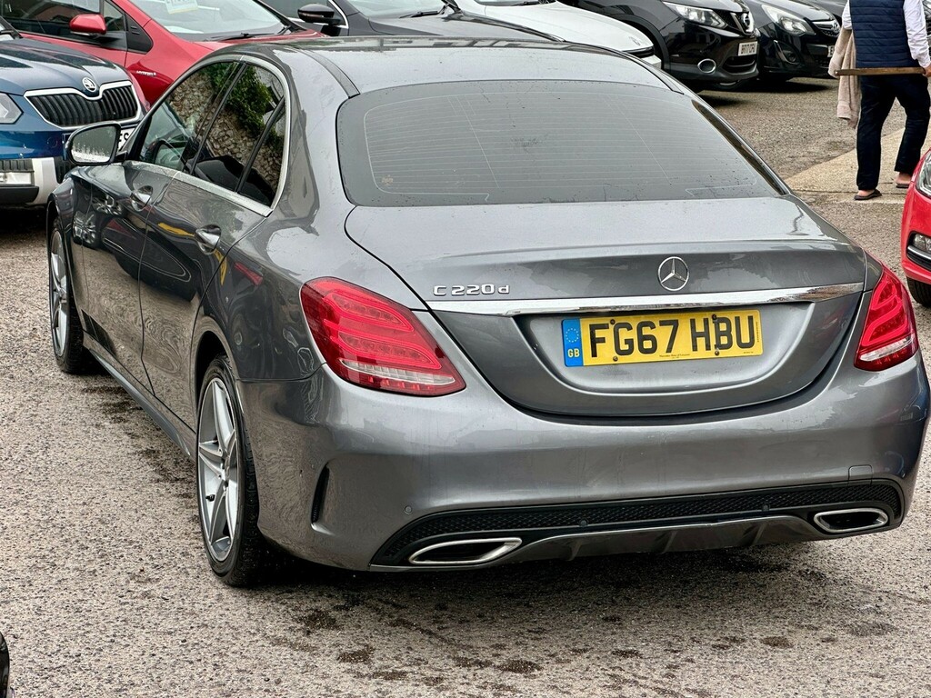 Mercedes-Benz C Class Saloon FG67HBU Grey #4