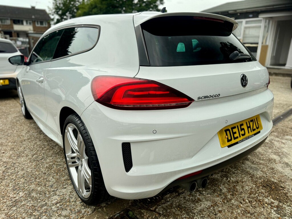 Volkswagen Scirocco Hatchback White #4
