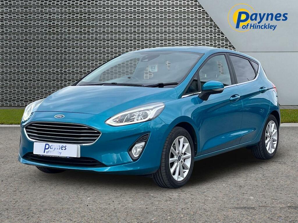 Ford Fiesta 1.0T Ecoboost Titanium Euro 6 Ss KU68VYD Blue #3