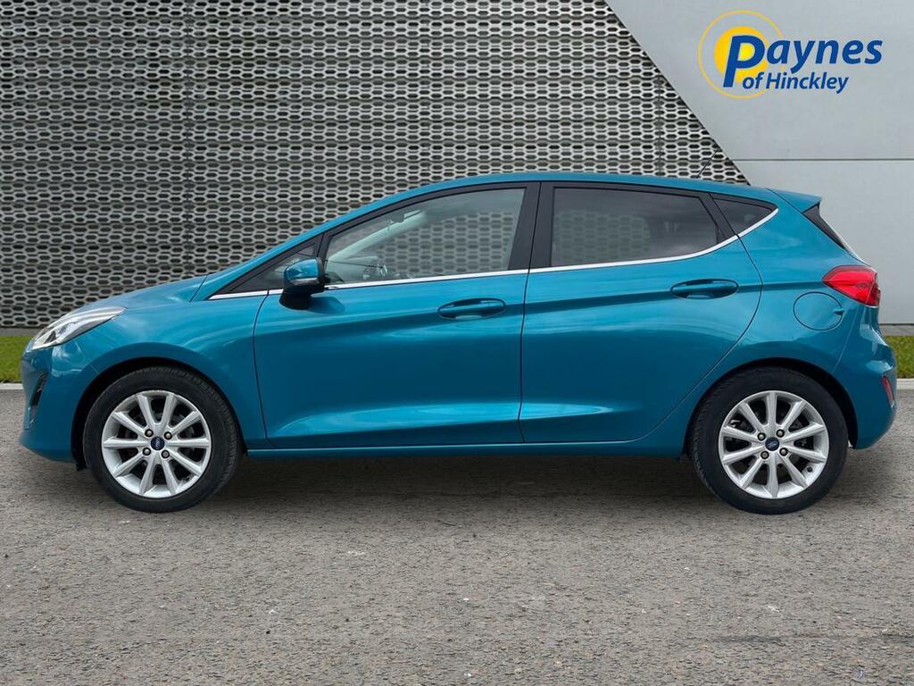 Ford Fiesta 1.0T Ecoboost Titanium Euro 6 Ss KU68VYD Blue #5