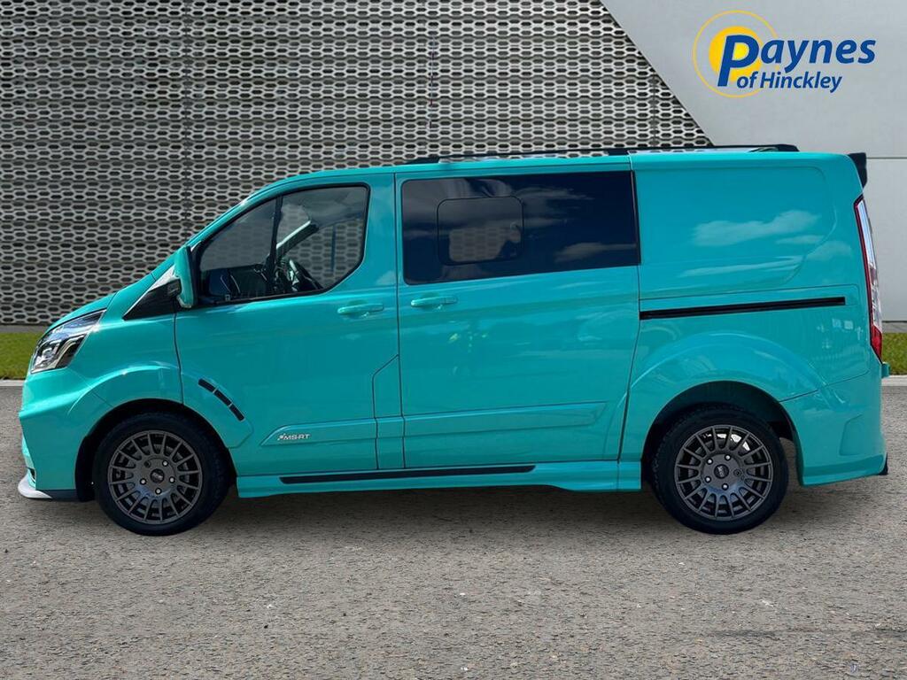 Ford Transit Custom 2.0 300 Ecoblue Ms-rt Crew Van Double Cab Dies NU73RVO Green #4