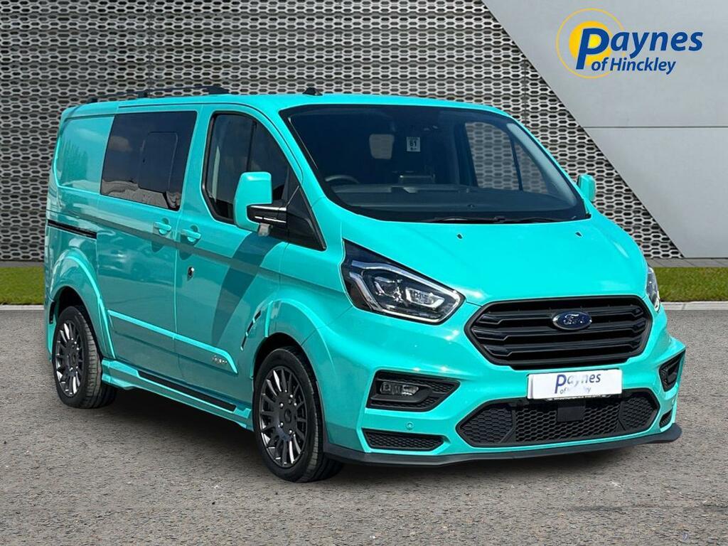 Ford Transit Custom 2.0 300 Ecoblue Ms-rt Crew Van Double Cab Dies Green