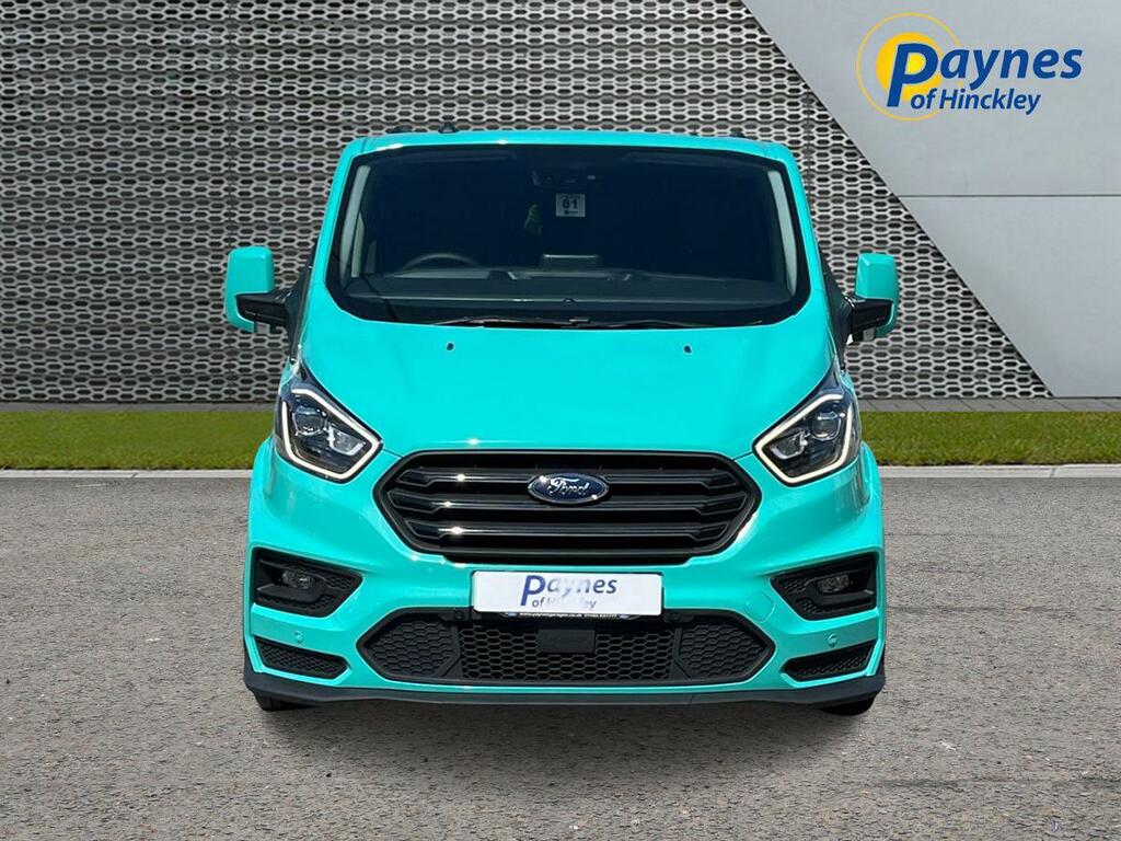 Ford Transit Custom 2.0 300 Ecoblue Ms-rt Crew Van Double Cab Dies NU73RVO Green #2