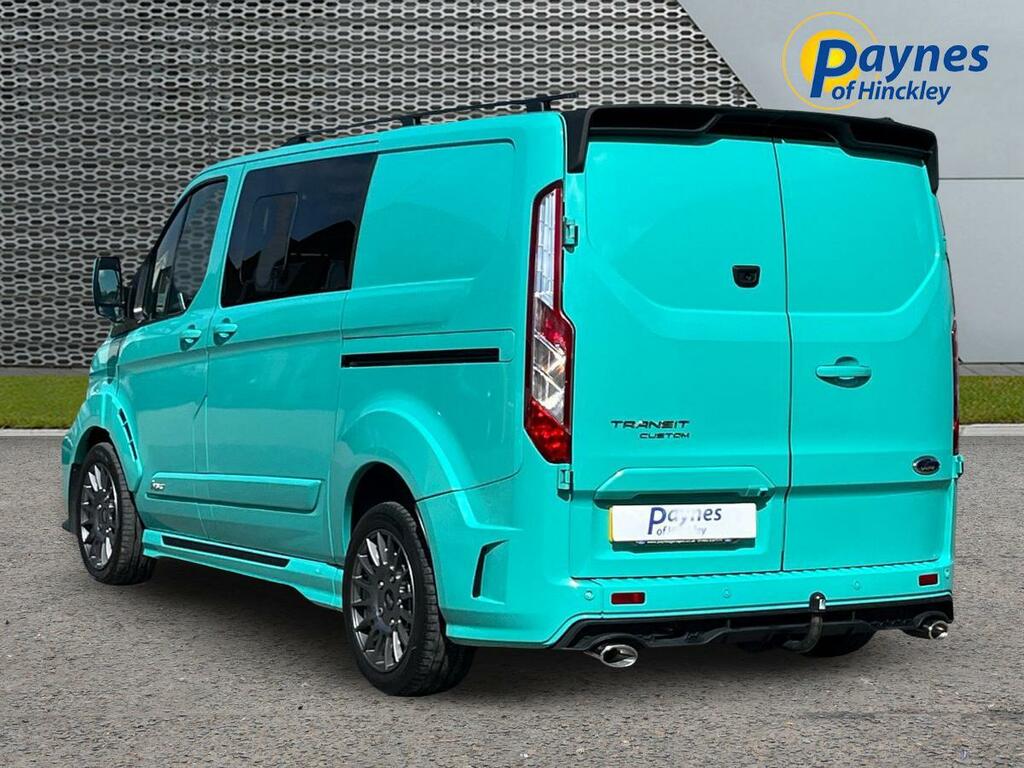 Ford Transit Custom 2.0 300 Ecoblue Ms-rt Crew Van Double Cab Dies NU73RVO Green #5