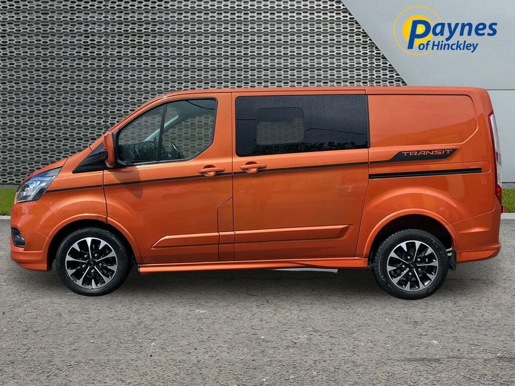 Ford Transit Custom 2.0 320 Ecoblue Sport Crew Van L1 H1 Euro 6 5 CJ23PMV Orange #6