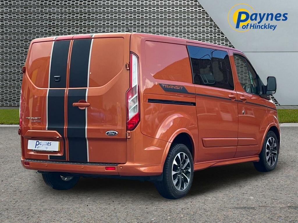 Ford Transit Custom 2.0 320 Ecoblue Sport Crew Van L1 H1 Euro 6 5 CJ23PMV Orange #3