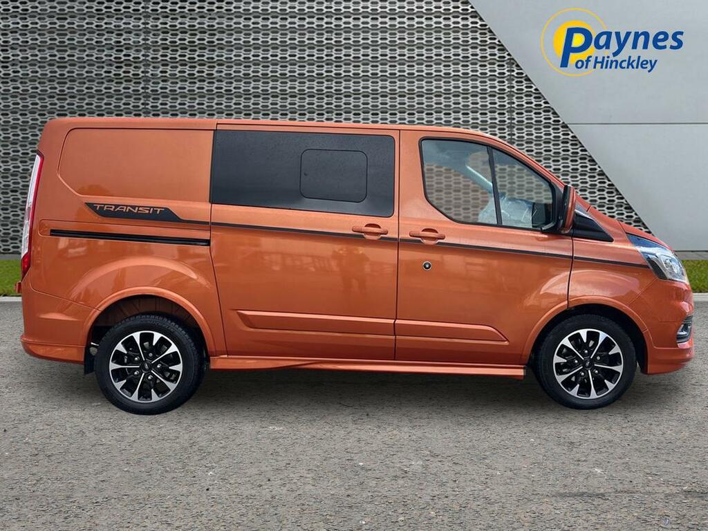 Ford Transit Custom 2.0 320 Ecoblue Sport Crew Van L1 H1 Euro 6 5 CJ23PMV Orange #2