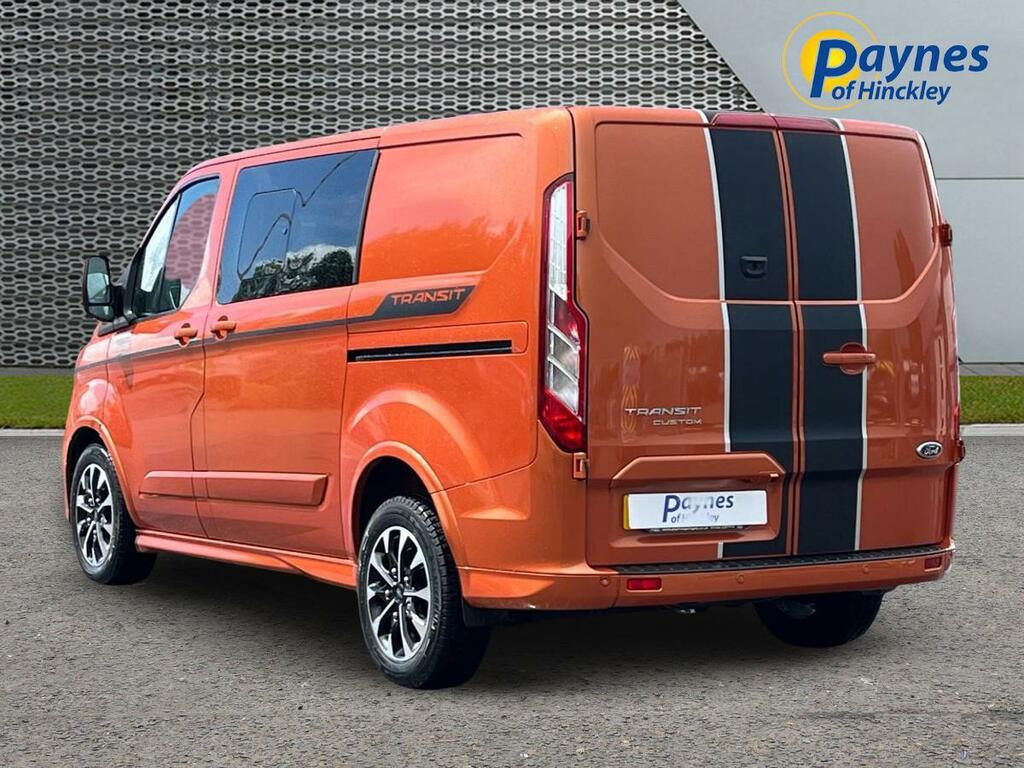 Ford Transit Custom 2.0 320 Ecoblue Sport Crew Van L1 H1 Euro 6 5 CJ23PMV Orange #5