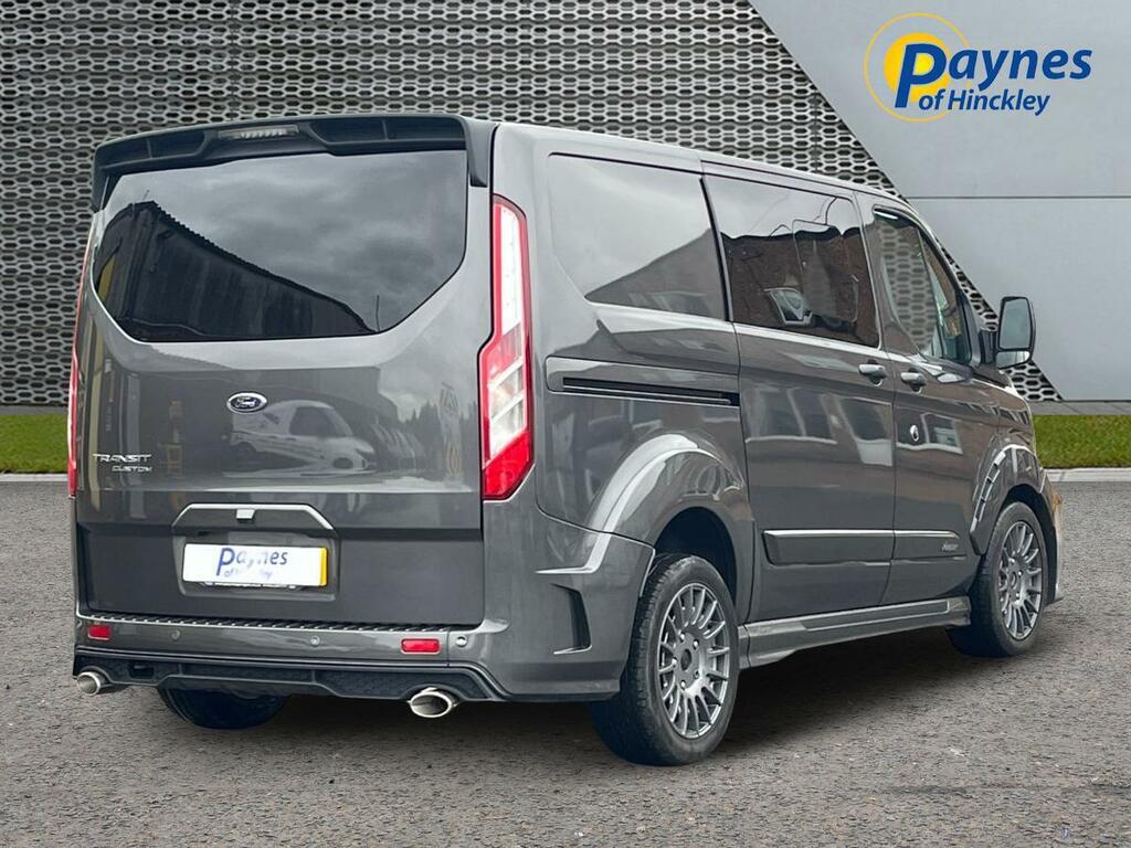 Ford Transit Custom 2.0 320 Ecoblue Ms-rt Crew Van Double Cab Dies KX23OZR Grey #3
