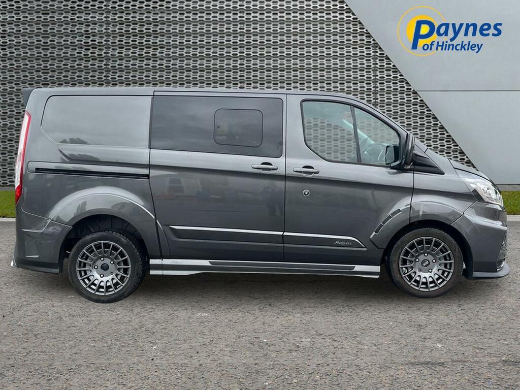 Ford Transit Custom 2.0 320 Ecoblue Ms-rt Crew Van Double Cab Dies KX23OZR Grey #2