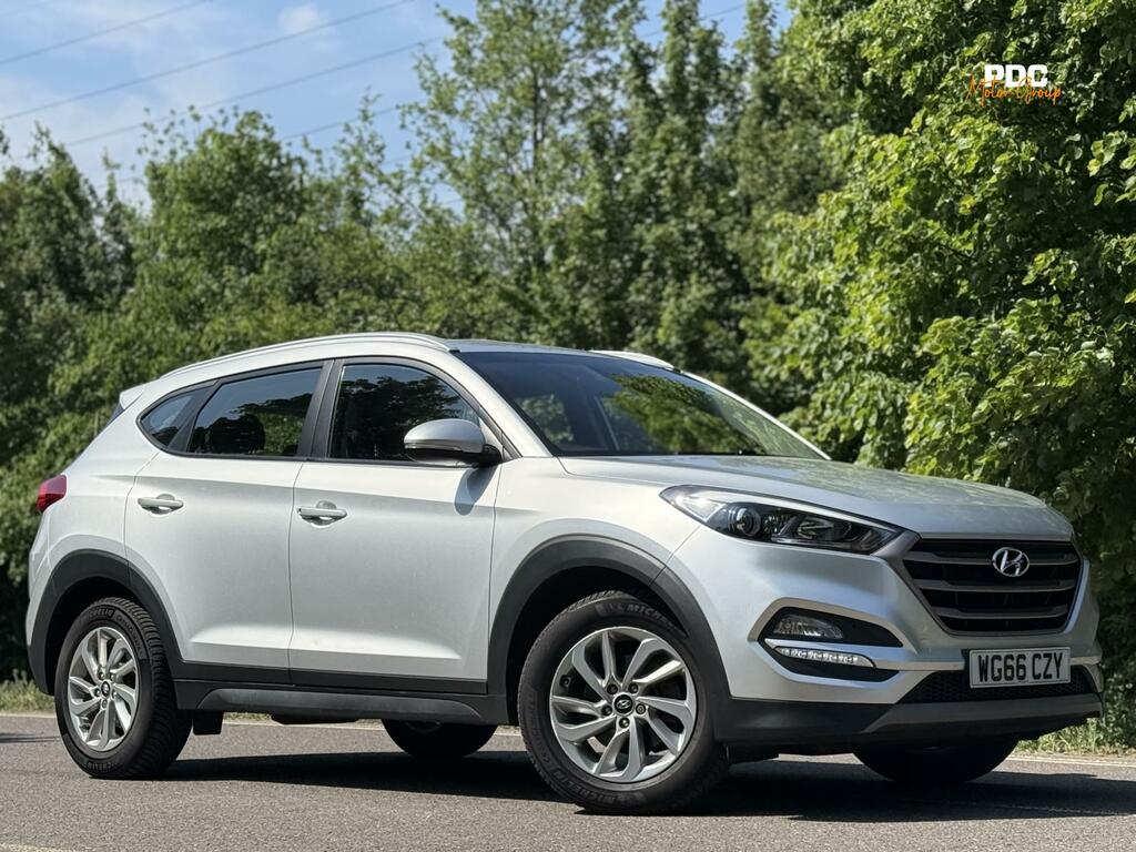 Hyundai Tucson 1.7 Crdi Blue Drive Se Nav Dct Euro 6 Ss Silver #2
