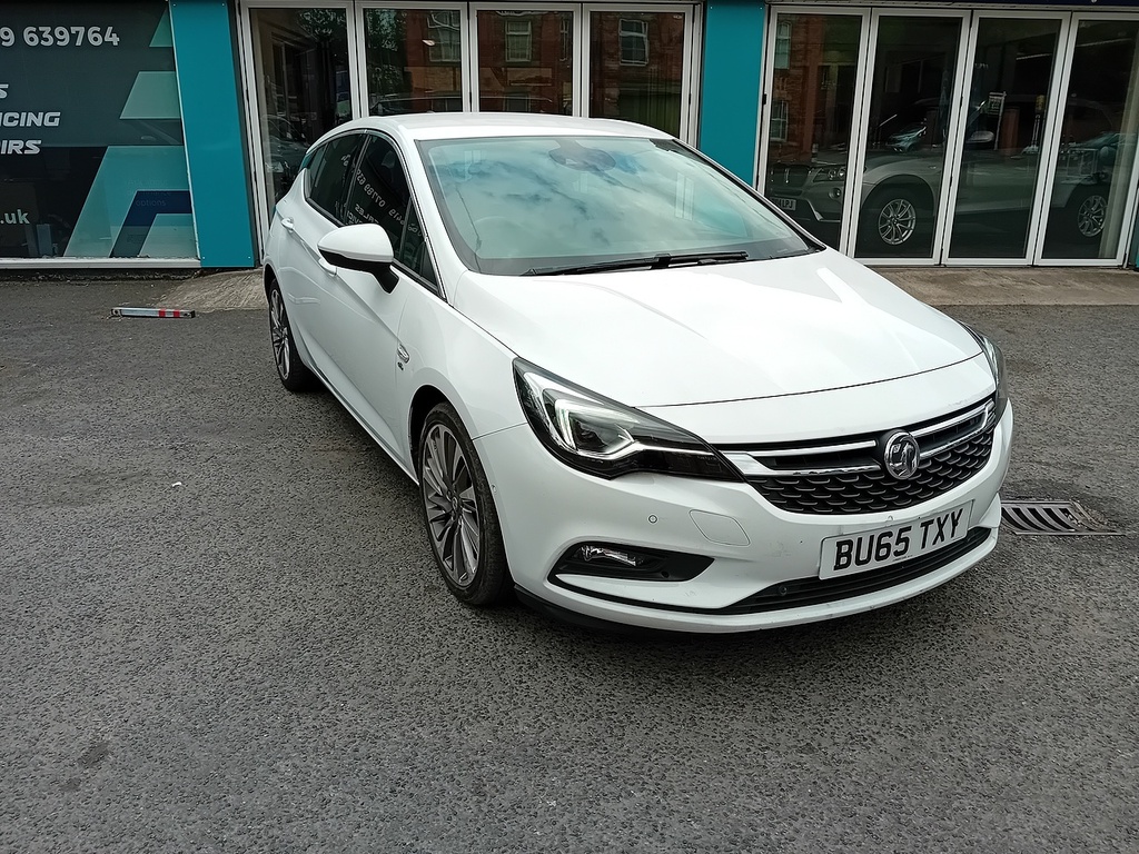 Vauxhall Astra 1.4I Turbo Elite Nav Hatchback E BU65TXY White #2