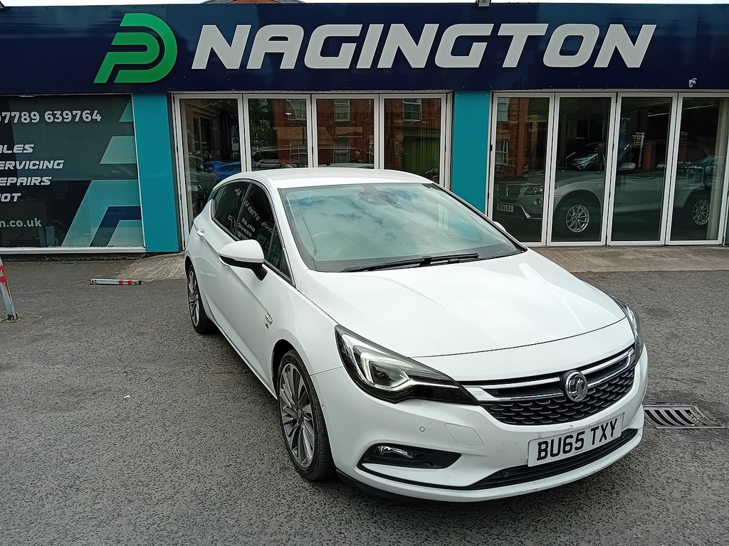 Vauxhall Astra 1.4I Turbo Elite Nav Hatchback E White