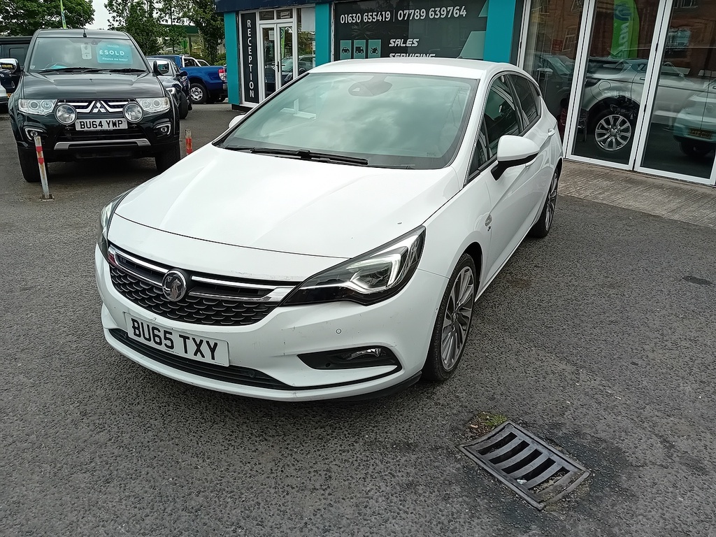 Vauxhall Astra 1.4I Turbo Elite Nav Hatchback E BU65TXY White #6
