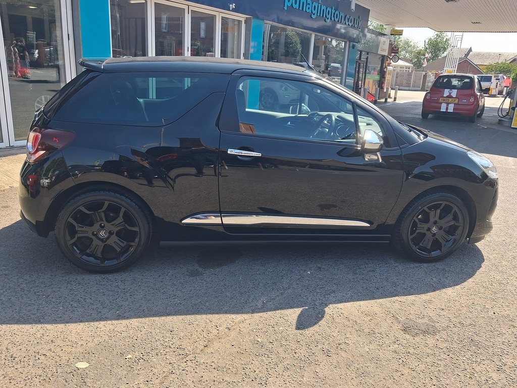 Citroen Ds3 Cabrio 1.6 Thp Dsport Plus Convertible Black #3