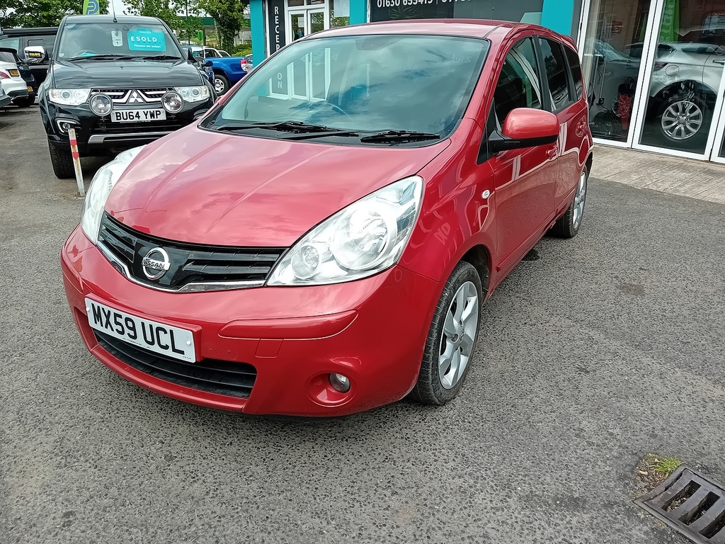 Nissan Note 1.5 Dci Tekna Hatchback Euro 4 MX59UCL Red #4