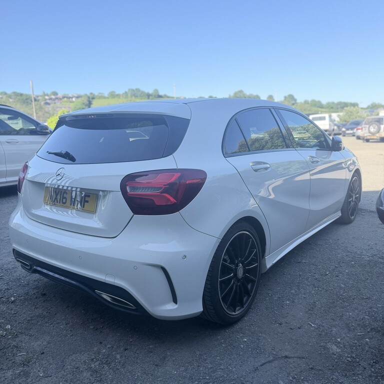 Mercedes-Benz A Class A200d Amg Line Premium MX16WNF White #2
