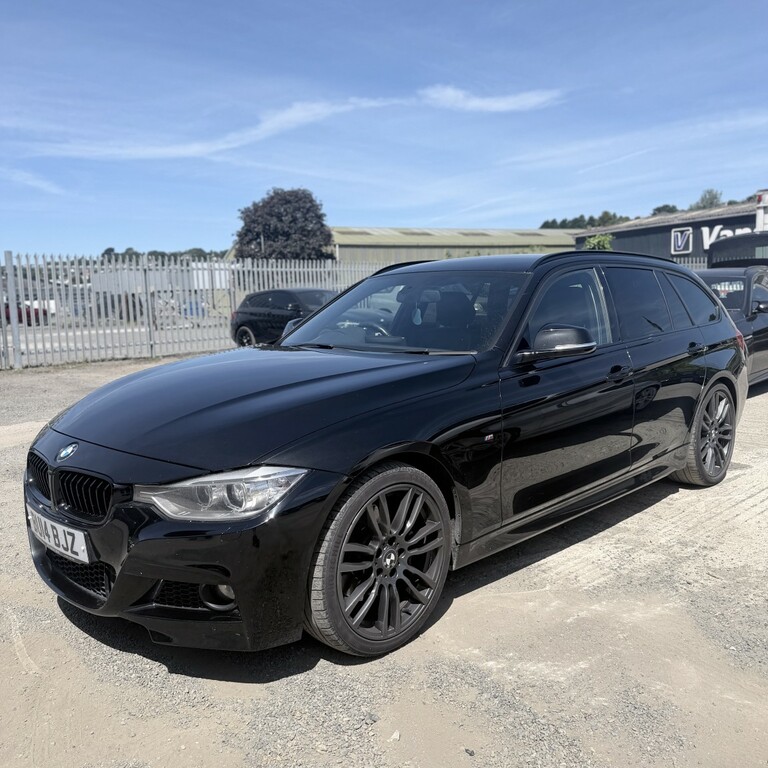 BMW 3 Series 2.0 320D M Sport Touring BU14BJZ Black #2